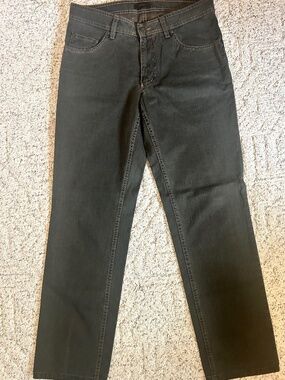 Sunwill Men’s 5-Pocket Chino Pants Dark Olive Green Grey EU 48 US 32x34 Model 92